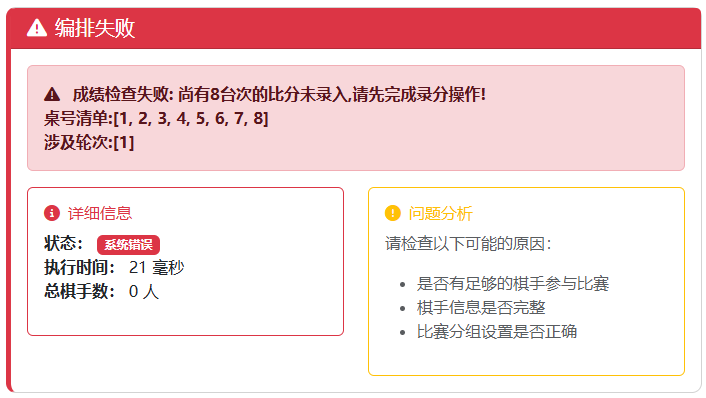 图6：编排结果-失败